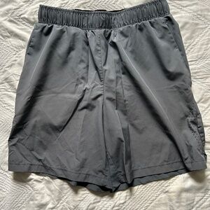 Gray Asics Men's size S lined athletic shorts